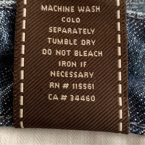 7 For All Mankind, Paint Splatter, Bootcut Jeans, Size 29 - Picture 12 of 12